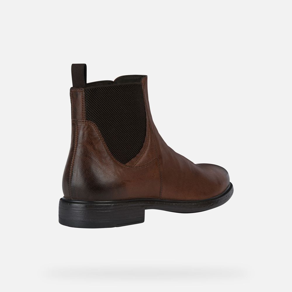 Botas Geox Homem Marrom Escuro - Terence - YLSFP9328